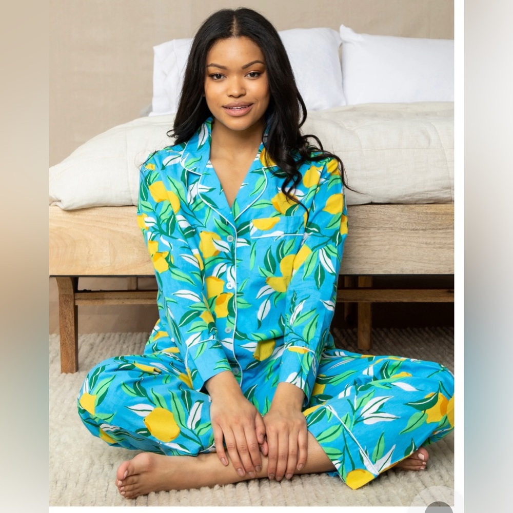 Print fresh Lemon Zest long sleep set